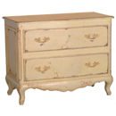 Valbonne French painted 2 drawer plain chest
