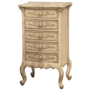 Valbonne French painted 5 drawer chest furniture