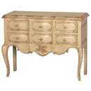 Valbonne French painted 6 drawer chest furniture