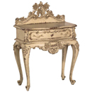 Valbonne French painted carved bedside furniture