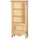 Valbonne French painted CD unit with cupboard