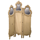 Valbonne French painted mirrored screen furniture
