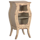 Valbonne French painted small glazed cabinet