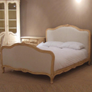 Valbonne French painted upholstered 5ft bed
