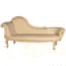 Valbonne French painted upholstered Chaise