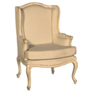 Valbonne French painted Wing chair furniture