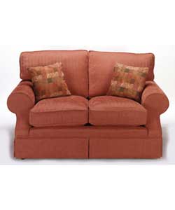 Vale Terracotta 2 Seater Sofa