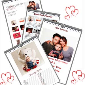 Unbranded Valentines Day Personalised Calendar A3