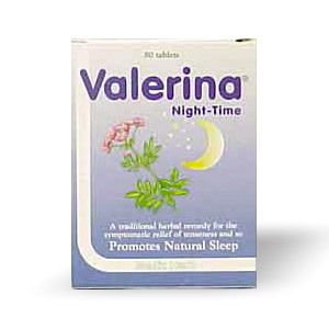 Valerina Night-Time tablets provide 400mg of valer