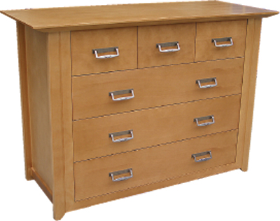 VALLEY 3 OVER 3 DRAWER CHEST