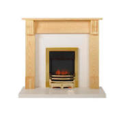 The Valor Sydney Finished Traditional Electric Suite comes with a finished pine surround and a cream