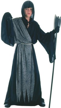 We provide the hood - you provide the Horror. This black robe is good for dark spirits of all