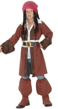 Value Costume: Boys Caribbean Pirate (S 3-5 yrs)