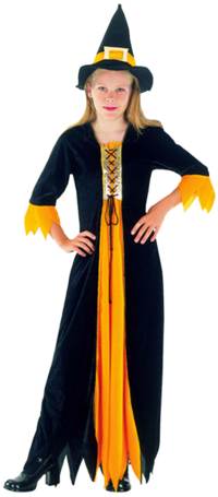Value Costume: Child Gothic Witch (Sml 3-5 yrs)