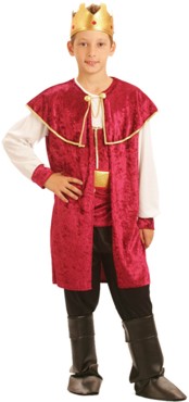 Be first in line for the throne in this King costume