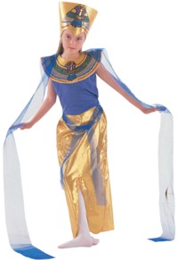 Dress as Cleopatra, Queen of Egypt, in this dramatic costume. It is a good costume for Ancient