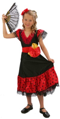 The Flamenco is a firey dance of great spirit.  Celebrate a Spanish day by dressing up as a