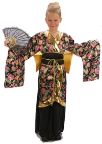 Dress up in this Japanese Geisha Girl costume and perform Japanese cultural and artistic traditions