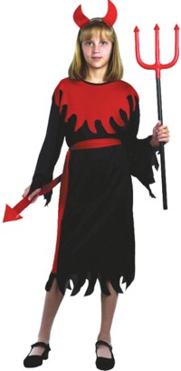 Value Costume: Girl Devils Daughter (Small)