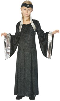 This black and silver number makes a great Sorceress Dress
