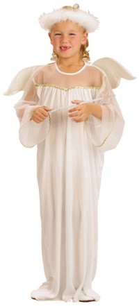 You`ll always feel safe when your Guardian Angel is watching over you. This white dress is perfect