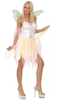 Spread a little fairy magic with this sexy little costume which includes the wings.