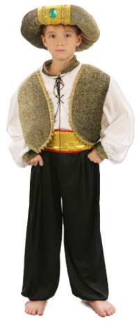 This Ali Baba Sultan costume is idea for use in Pantomimes or even as one of the Three Wise men in