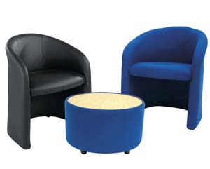 Single seat tub chair. Perfect for reception & waiting areas. Simple yet stylish design. Sturdy 
