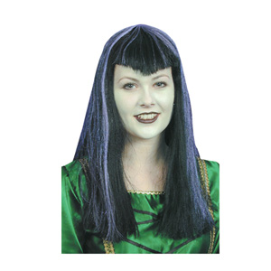 Unbranded Vampiress wig, black/purple