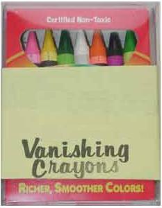 The perfect addition to the magic coloring book trick.Show a box full of crayons and then, visibly,