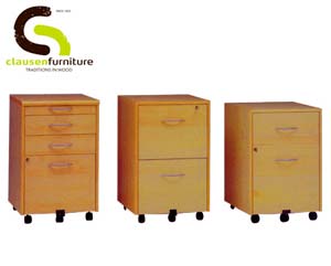 Unbranded Veneer pedestals cherry