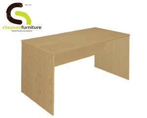 Unbranded Veneer rectangular desks oak