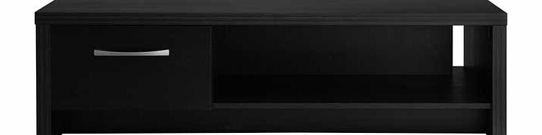 Unbranded Venice Coffee Table with Drawer - Black Oak Effect