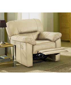 Unbranded Vercelli Recliner Chair - Ivory