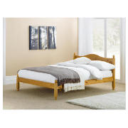 Unbranded Vermont King Bed, Antique Pine And Simmons