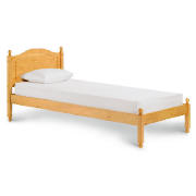 Unbranded Vermont Single Bed, Antique Pine And Simmons