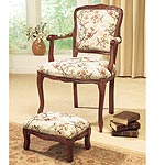 Sorrento Telephone Seat  Luxurious period style with carved frame. Upholstered seat and back. Pull