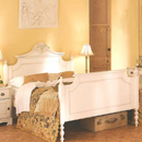 Versailles white painted bed furniture