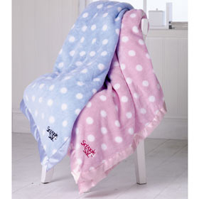 Unbranded Very Soft and Spotty Fleece Blanket