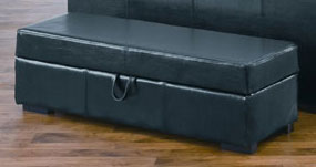 Vift- Leather Storage Ottoman