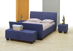Vift- Romeo- Double Leather Bed