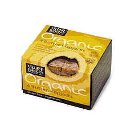 Unbranded Village Bakery Organic 4 Butter Flapjacks - 200g