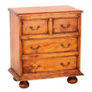 Village furniture 2 over 2 bunfoot chest furniture