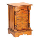 Village furniture 4 drawer bedside chest furniture