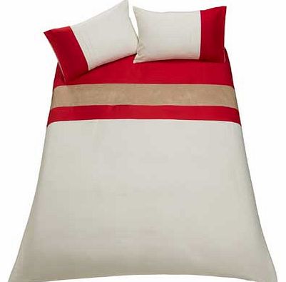 With this duvet set. you get to choose between 2 stylish duvet covers. This Vinny Red Twin Pack Duvet Cover Set includes 2 duvet covers and 4 pillowcases. Set includes 2 duvet covers and 4 pillowcases. Machine washable. Made from 100% polyester. Suit