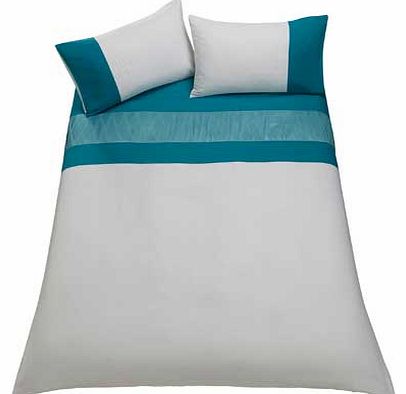With this duvet set. you get to choose between 2 stylish duvet covers. This Vinny Teal Twin Pack Duvet Cover Set includes 2 duvet covers and 4 pillowcases. Set includes 2 duvet covers and 4 pillowcases. Machine washable. Made from 100% polyester. Sui
