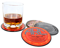 Display your love for a fading format and protect surfaces with these assorted drinks coasters craft
