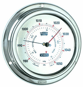 Vion A100 LD CHR HI-S Barometer:A100 LD CHR Hi-S Barometer - a barometer with closed centre and