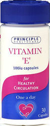 Vitamin E 100 IU - 30 Tablets by Principle Healthcare