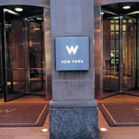 The stunning W New York hotel affords a fantastic location on Lexington Avenue, close to Grand Centr